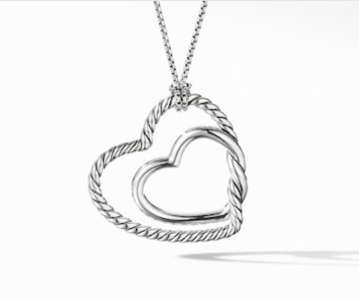 David Yurman heart necklace 